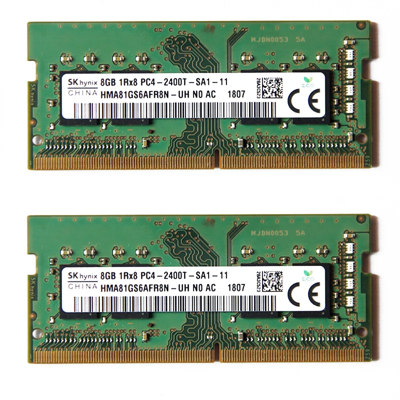 SK 하이닉스 DDR4 RAM, 노트북 메모리, 8GB 1Rx8 PC4-2400T-SA1-11, 8GB 2400MHz