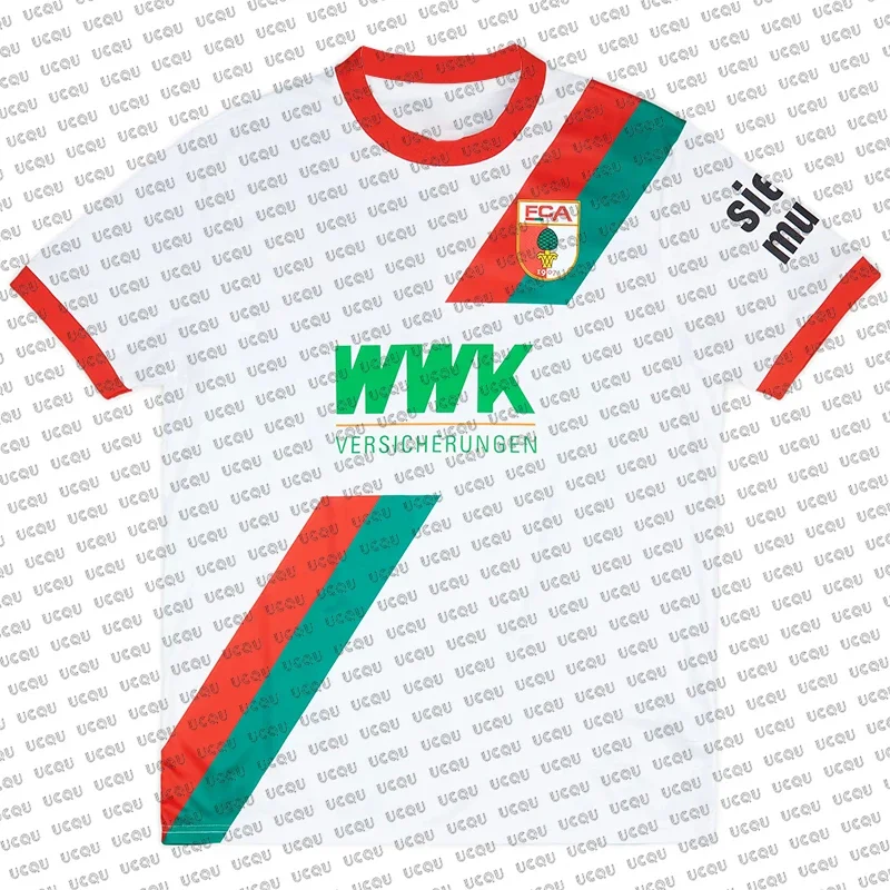 

Summer New Arrivals Men's Football Jerseys Augsburg Home Football Jerseys Motorcycle Jerseys Team Uniform Football Shirts