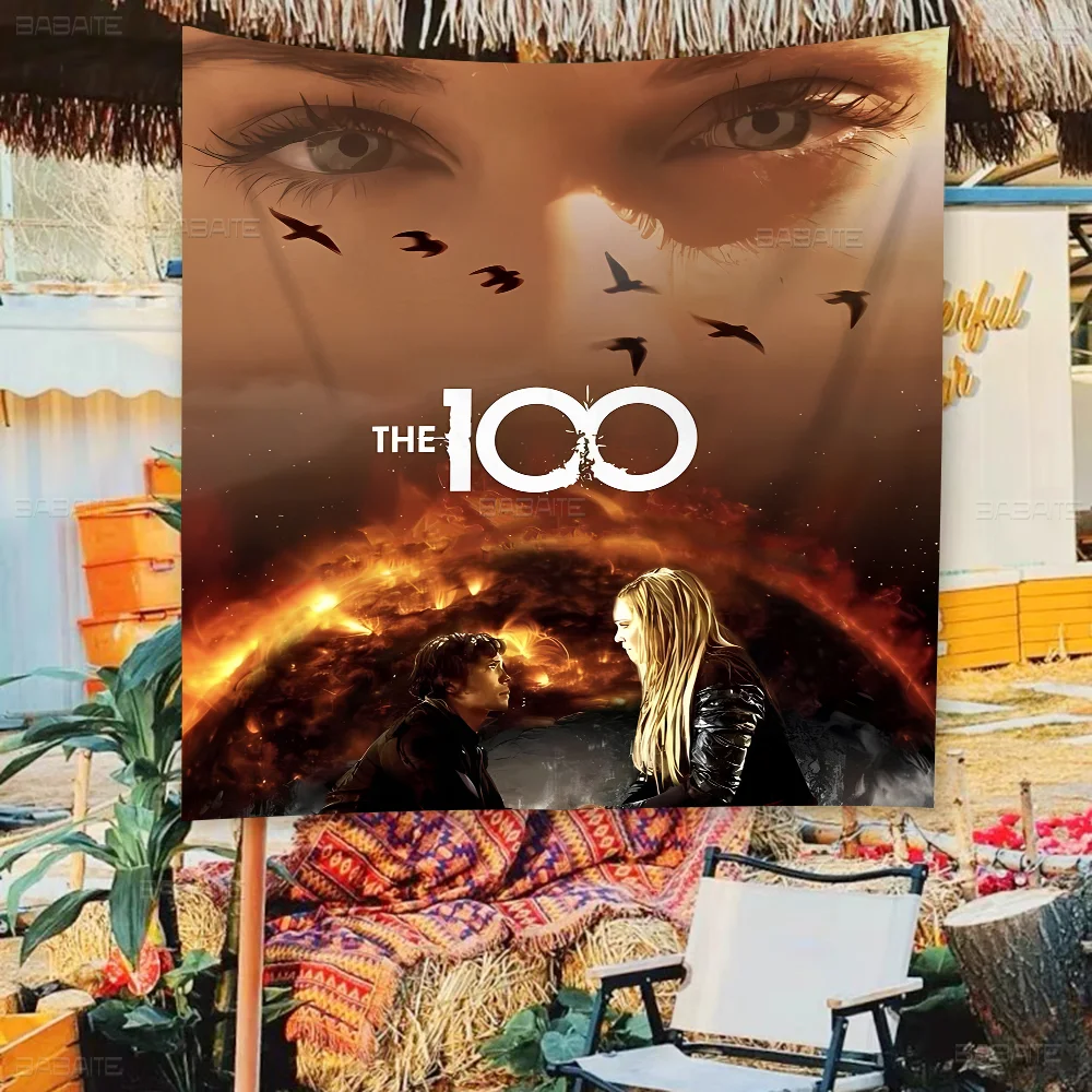 

The 100 Tv Series Banner INS Style Outdoor Party Decoration Atmosphere Flag