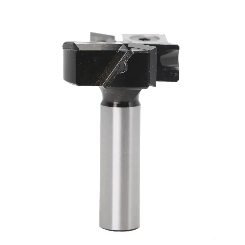 12mm 1/2inch Shank CNC Spoilboard Surfacing Router Bit Milling Cutter with Cemented Carbide Insert Woodworking Bits Insert