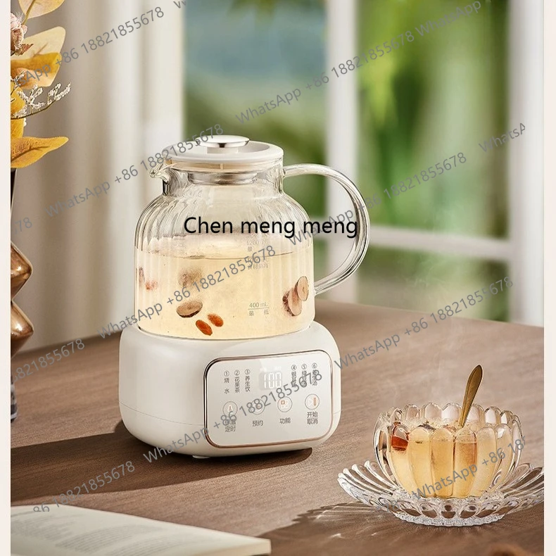 

Stirring health pot 1.5L large capacity high borosilicate glass flower teapot tea maker SW-15YQ56