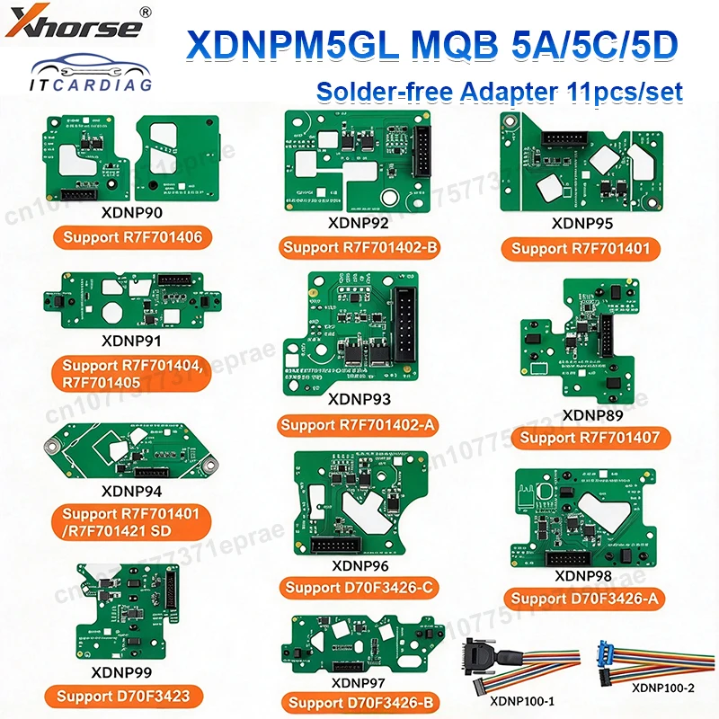 Xhorse XDNPM5GL MQB 5A/5C/5D/D70F34XX Solder-free Adapter For Work With Key Tool Plus Pad Multi Prog