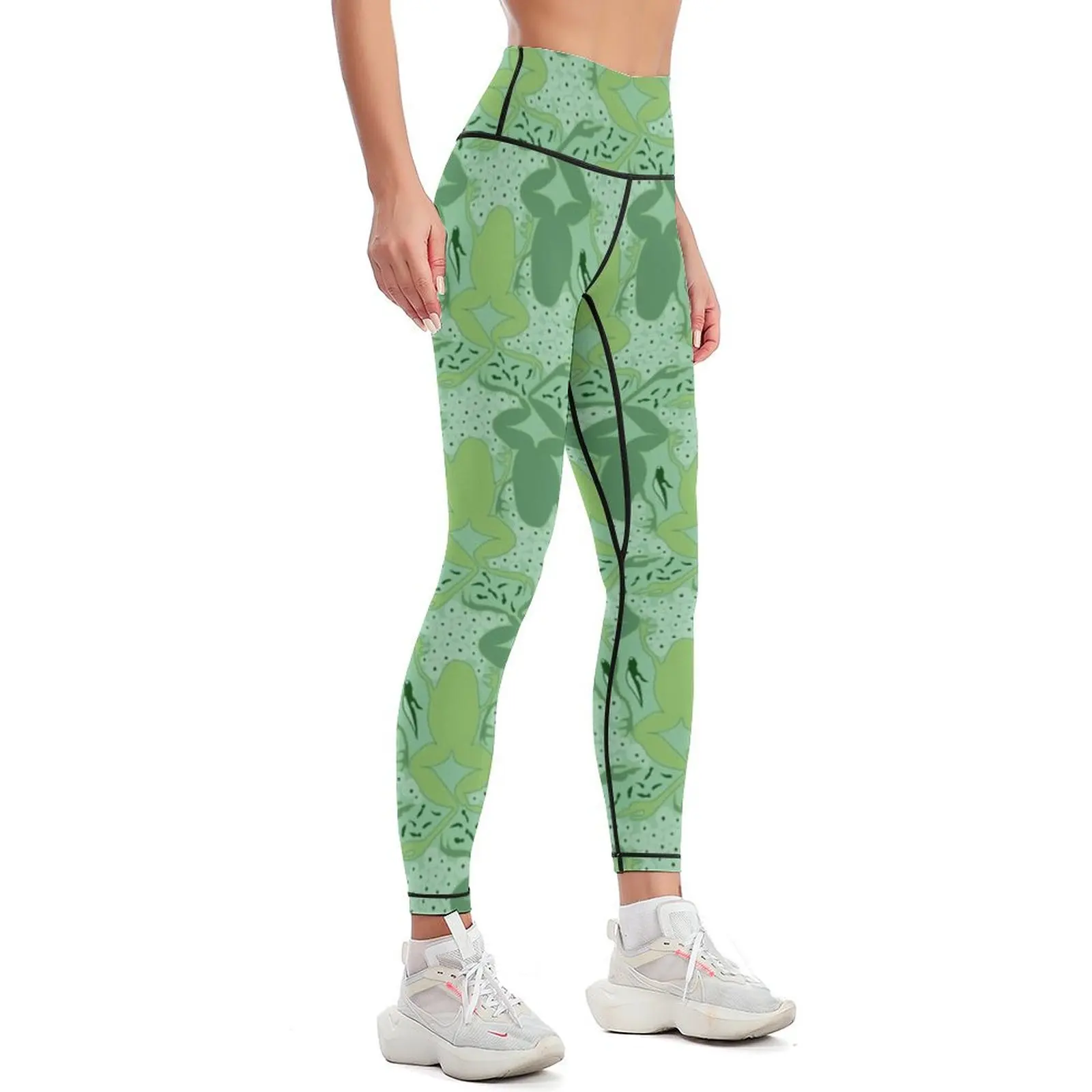 Frog Life Cycle Leggings Clothing fitness workout clothes for Sports pants woman Womens Leggings