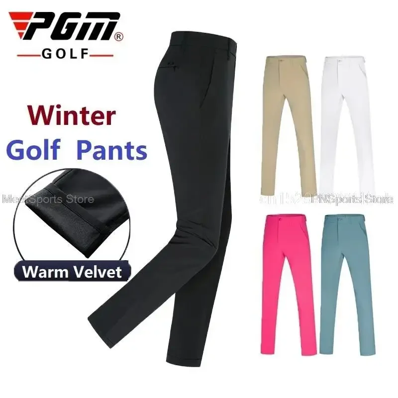 Pgm Golf Pants For Men Tennis Basebal Long Trousers Male Winter Autumn High-Elastic Golf Pants Man Sports Wear Ball Sweatpant