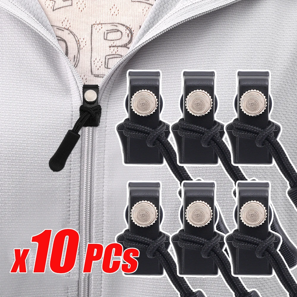 2-10pcs Universal Zipper Repair Kit Detachable Zipper Head Replacement Zipper Slider Pull for Jacket Bags Coat Free Sewing