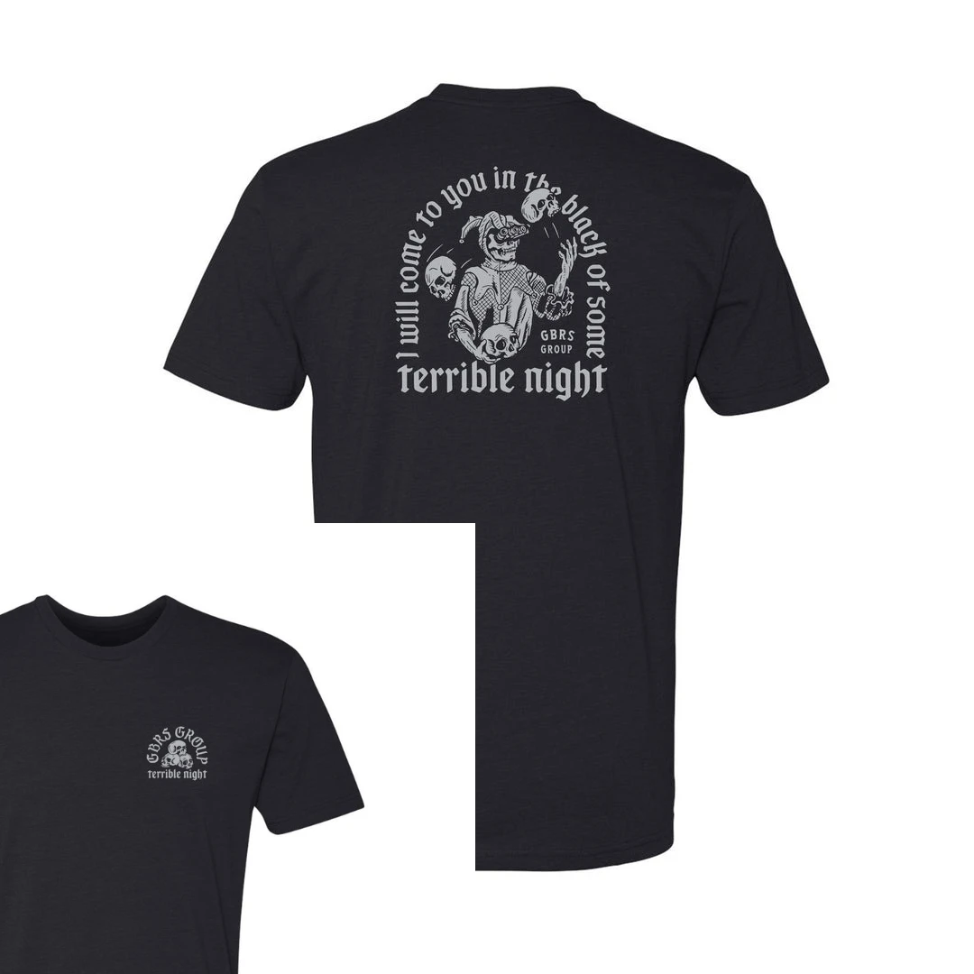 

2025 New New Instructors MEN TShirt GBRS Security Series Eagle Mark Printed Round Neck Short Sleeve T Shirt Street Trend TOP