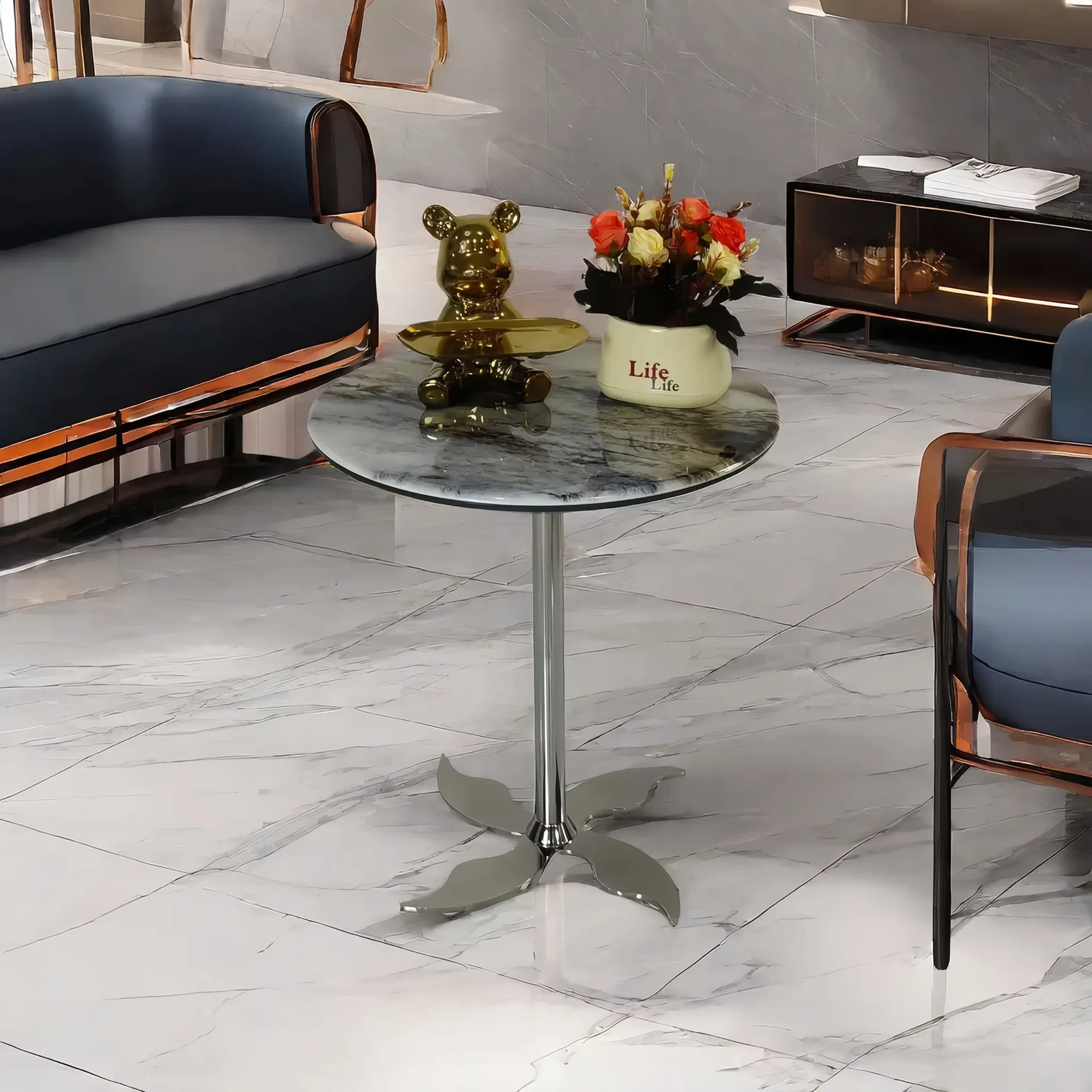 Living room home, decoration ornaments, high-end light luxury, high-end creativity, design furnishings, personalized entrance