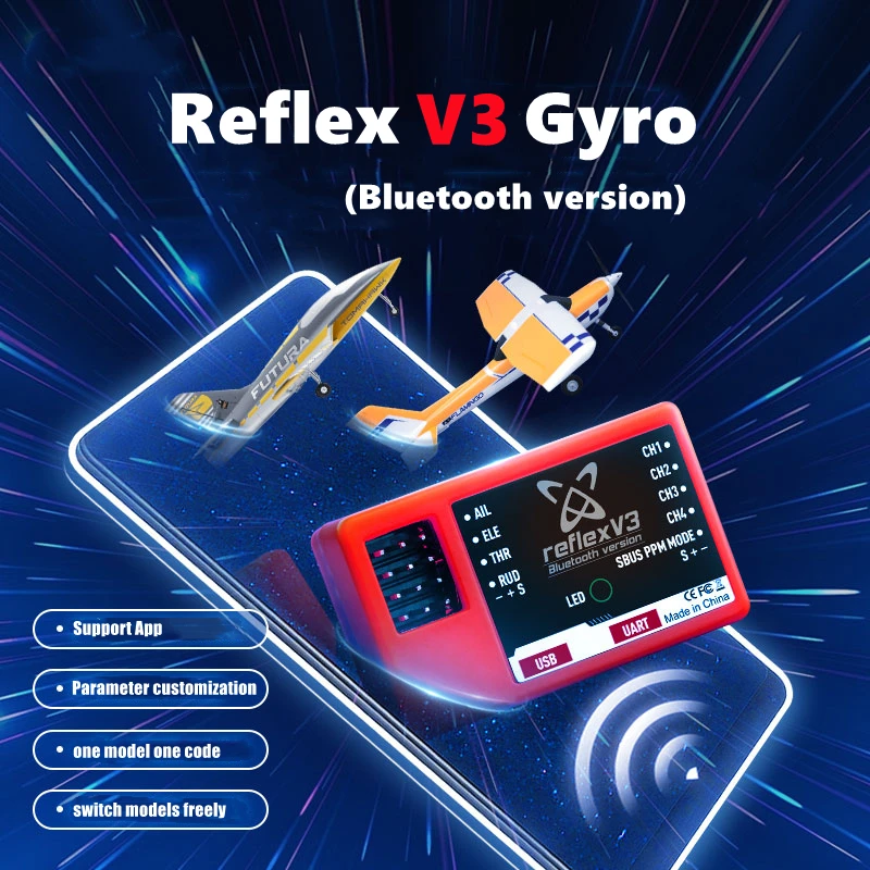 FMSRC Reflex V3 Gyro RC contrôleur de vol système de stabilisation contrôle de vol RC avion avion avion aile fixe pièces de rechange