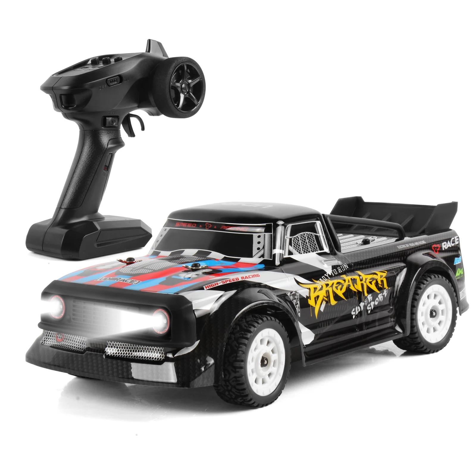 UDIRC 1601 RTR 1/16 2.4G Remote Control RC Car 4WD 30km/h LED Light Drift On-Road Proportional Control Vehicles Model VS SG1603