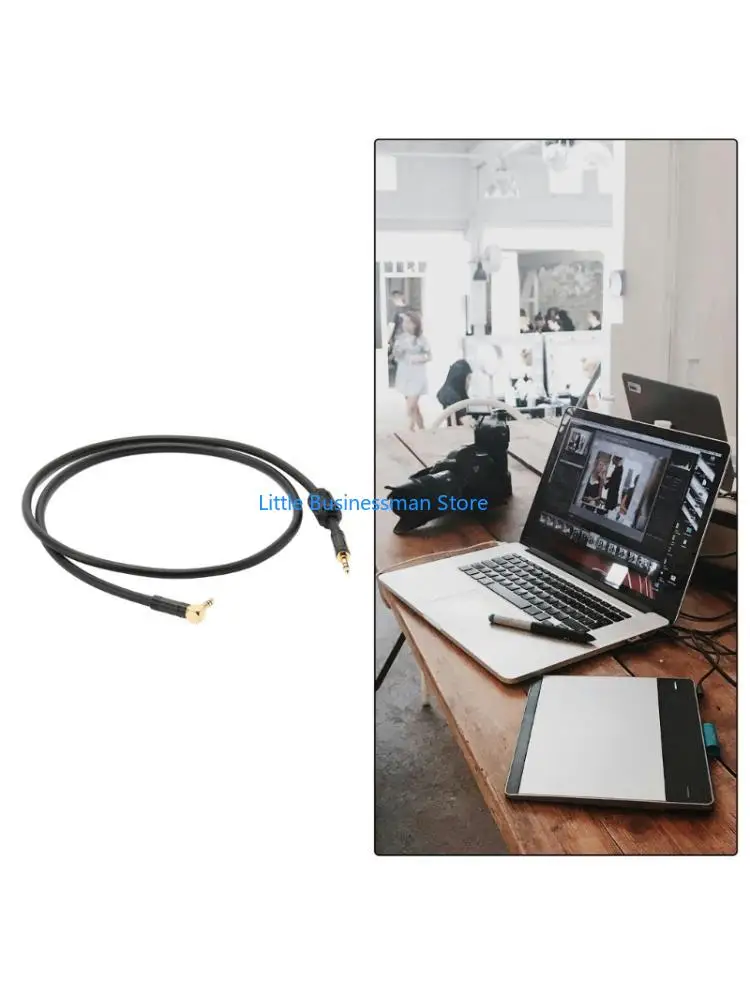 3.5Mm Headphone Cord Playbacks Cable with Ferrite Cores for Speaker Setups M76A
