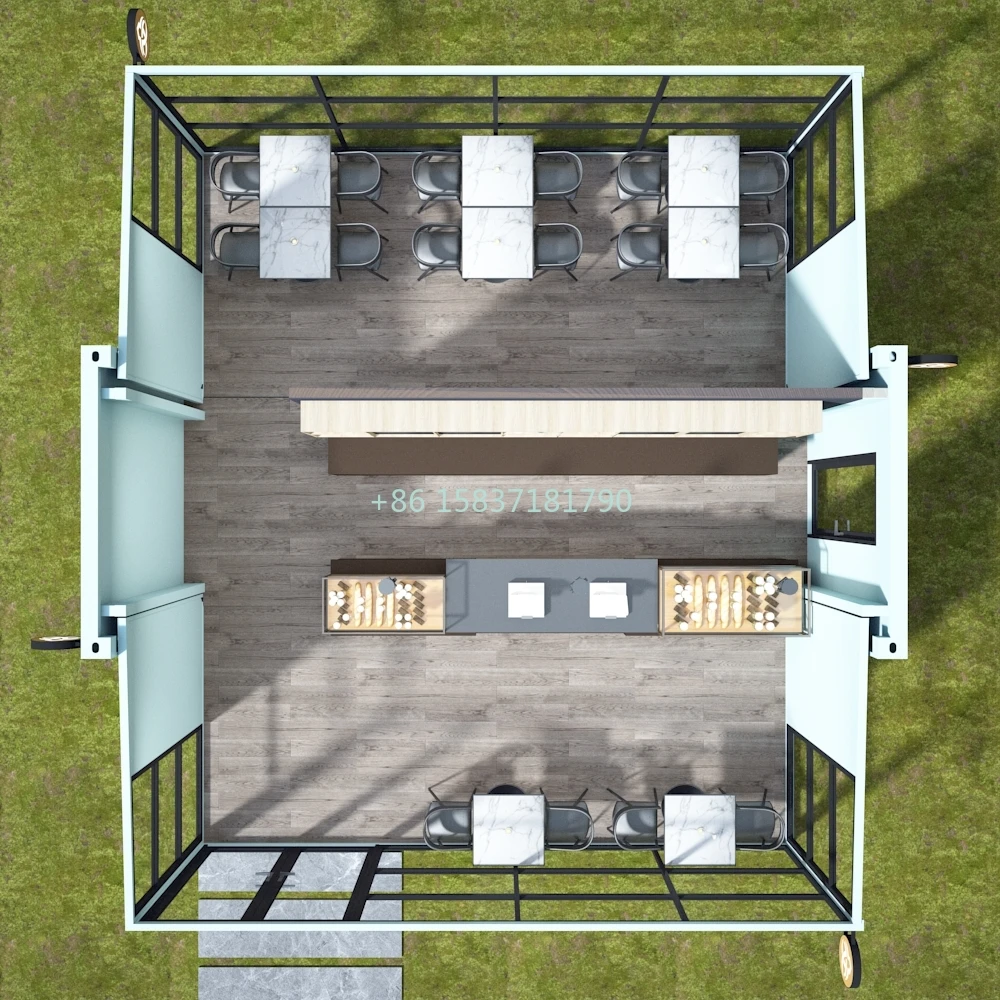 Customized Container House Modular Container Home Office Expandable Prefabricated 20ft Folding Container House for New Zealand