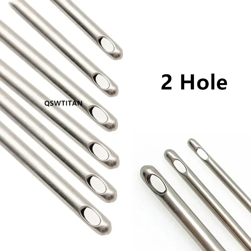 Liposuction Cannula Two Holes Stainless Steel Fat Harvesting Cannula Transfer Needle for Stem Cells Liposuction Tools