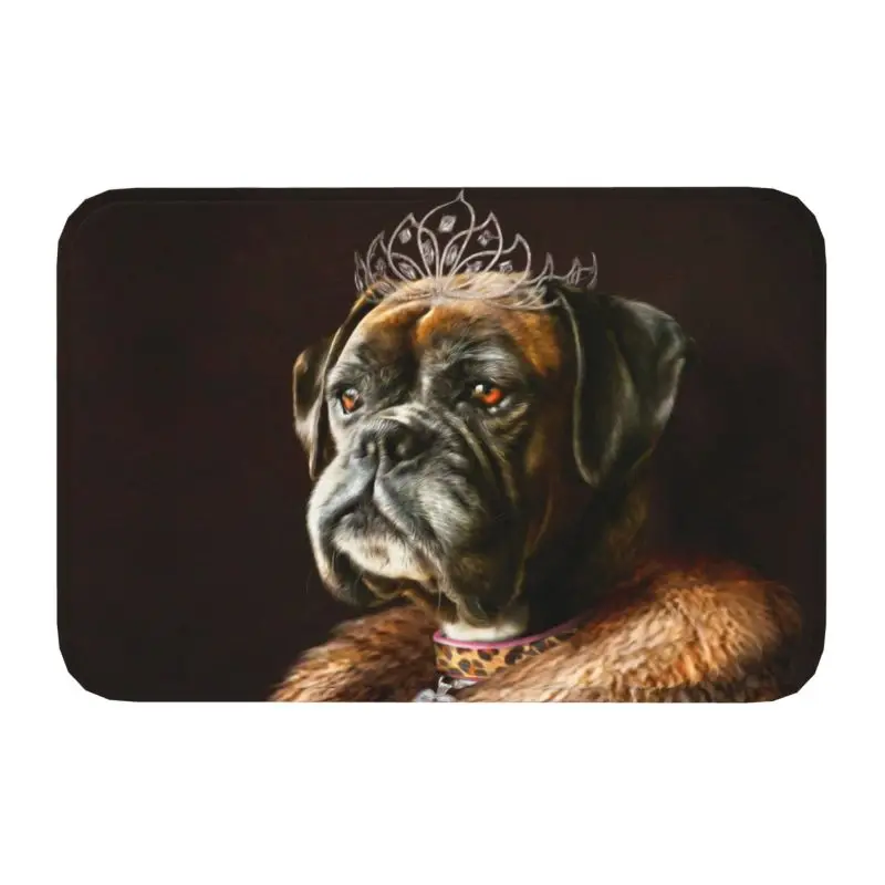 Boxer Dog Portrait Floor Door Kitchen Bathroom Mat Anti-Slip Outdoor Regal Pet Army Doormat Bedroom Balcony Entrance Rug Carpet