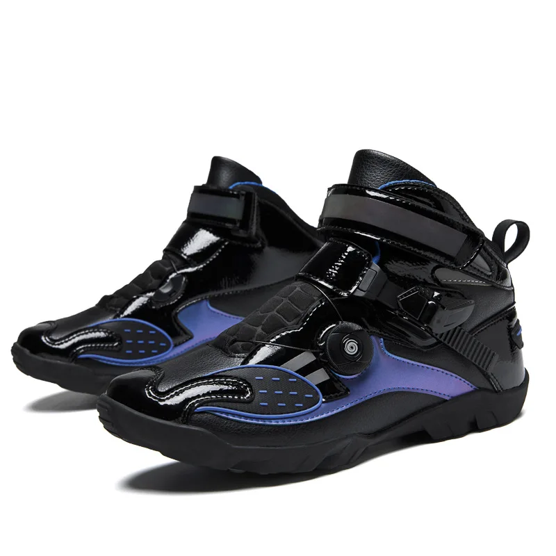 

Four Seasons Waterproof, Anti slip, and Wear resistant Motorcycle Riding Shoes Motorcycle Anti drop Racing Knight Shoes