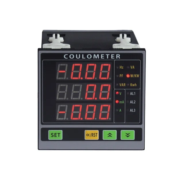 DPF RS485 Comunicação Modbus Digital Frequência Elétrica RPM Tacho LinesSpeed Counter Meter/6 LED Display AC220V (IBEST)