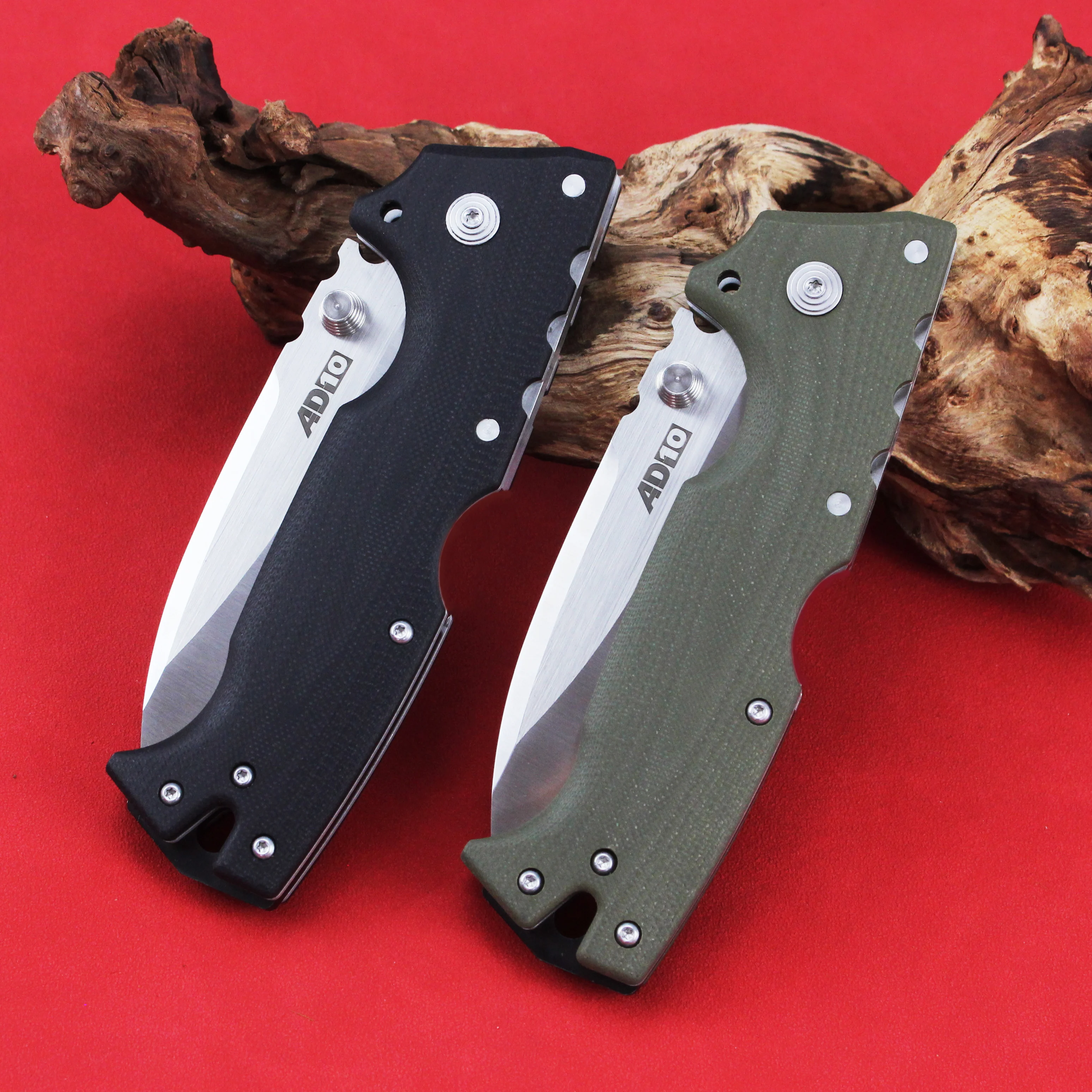 Cold AD10 Tactical Folding Knife S35VN Steel Outdoor Professional Survival Military Combat knives EDC Self-defense Hunting Tool