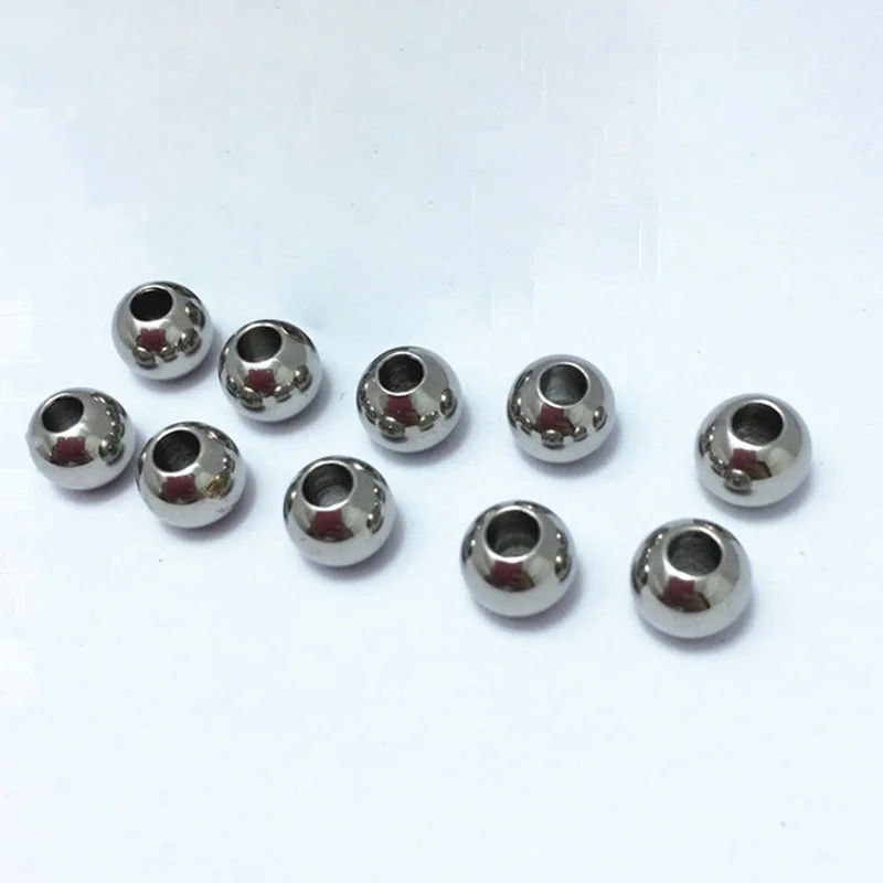 Solid Stainless Steel Through Hole Ball, Drilling Steel Ball, Hardware Accessories,  10, 11, 12, 12.7, 14, 15, 16 ~ 60mm