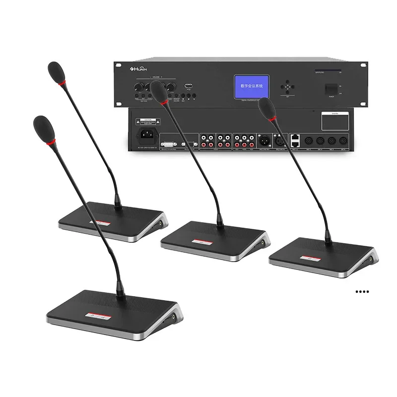 

Good sound quality wired digital discussion microphone conference system