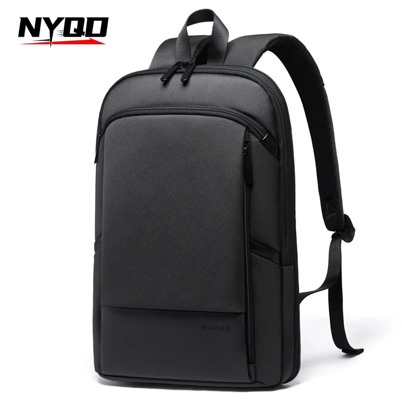 Men Ultra Thin Backpack Male Expandable Large Capacity Multifunctional Computer Waterproof Business Computer Travel Bag Backpack