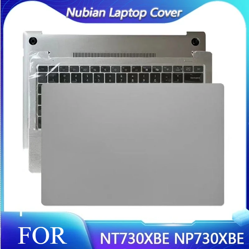 

Новинка для ноутбука Samsung NT730XBE NP730XBE, задняя крышка с ЖК-дисплеем/подставка для рук/нижняя часть корпуса/петли, задняя крышка для ноутбука, серебристая