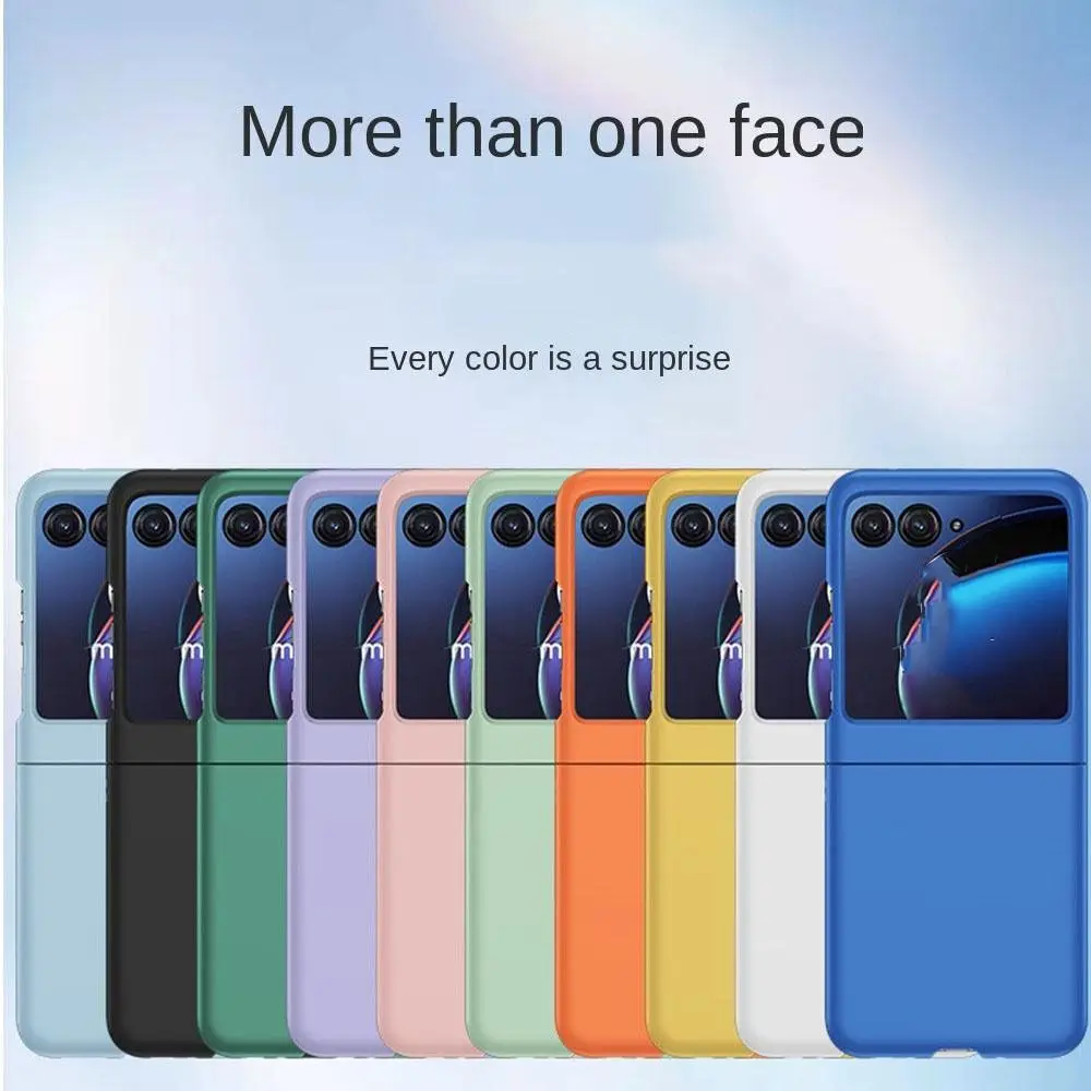 PC For Motorola Razr40ultra Cases Black/White Folding For Motorola Cover for Anti-Scratch/Shatter-Proof/RAZR 40 Ultra Plus Razr