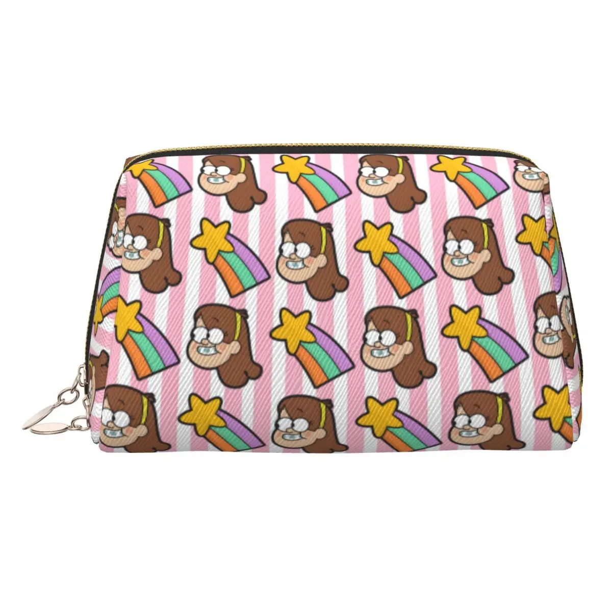

Custom Gravity Falls Cartoons Anime Movie Travel Cosmetic Bag for Women Toiletry Makeup Organizer Lady Beauty Storage Dopp Kit