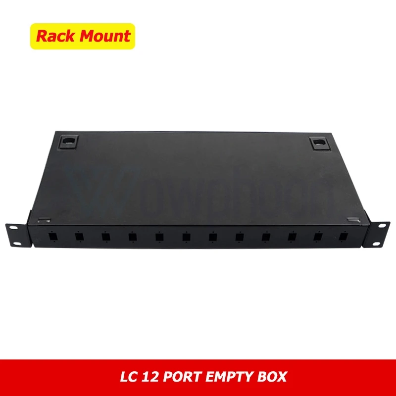 

Rack Mount Outdoor Fiber Optic Adapter, 12 Port, LC, SC, ST, SC Adapter, ODF, Empty Patch Panel without Adapter, Customized