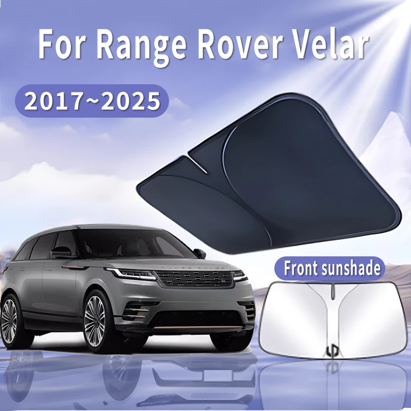

Foldable Car Sun Visor For Land Rover Velar 2017~2025 Front Windshield Sunshade Heat Insulation Summer Cooling Auto Accessories