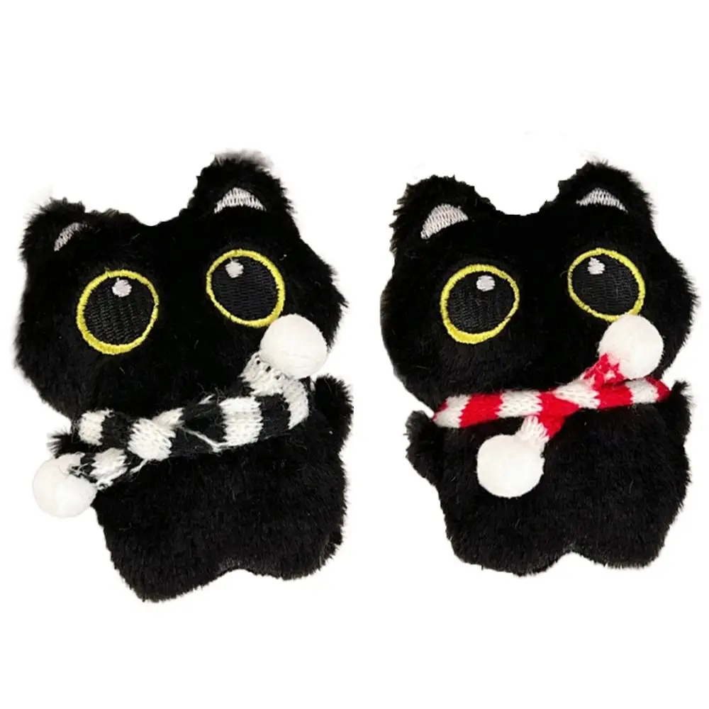New Cat Pendant Cartoon Black Car Key Ring Bag Charms Kid Gift - view 3