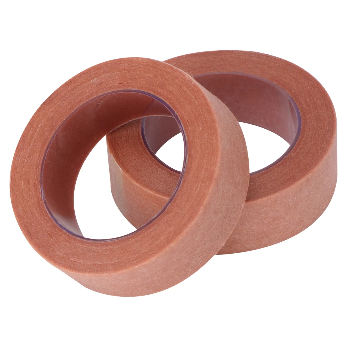 2 Pcs Brown Fiber Tape Eyelash Isolation Cloth Non woven Skin Tone Grafting Tool Makeup Tool Perfect for Home Salon
