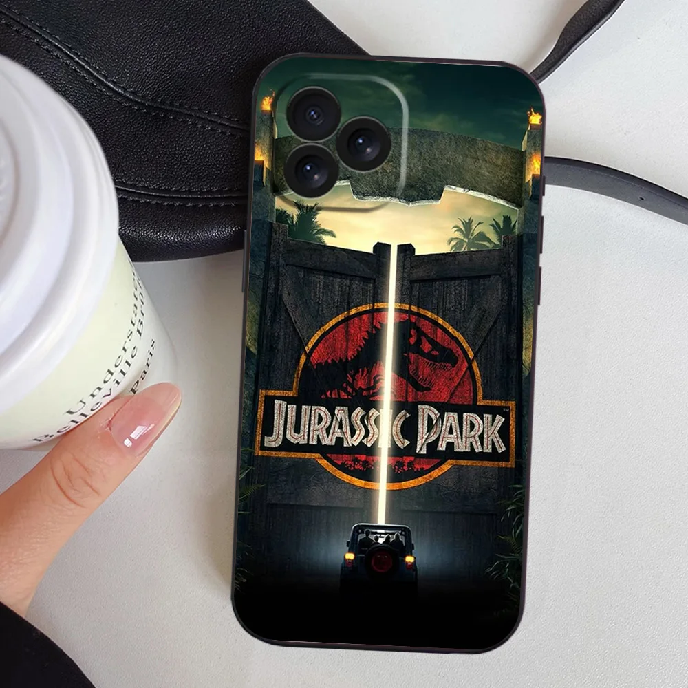 J-Jurassic P-Park Phone Case For Samsung A03 A04 A05 S A13 A34 A53 4G 5G S22 S23 ULTRA Black Soft Silicone Cover