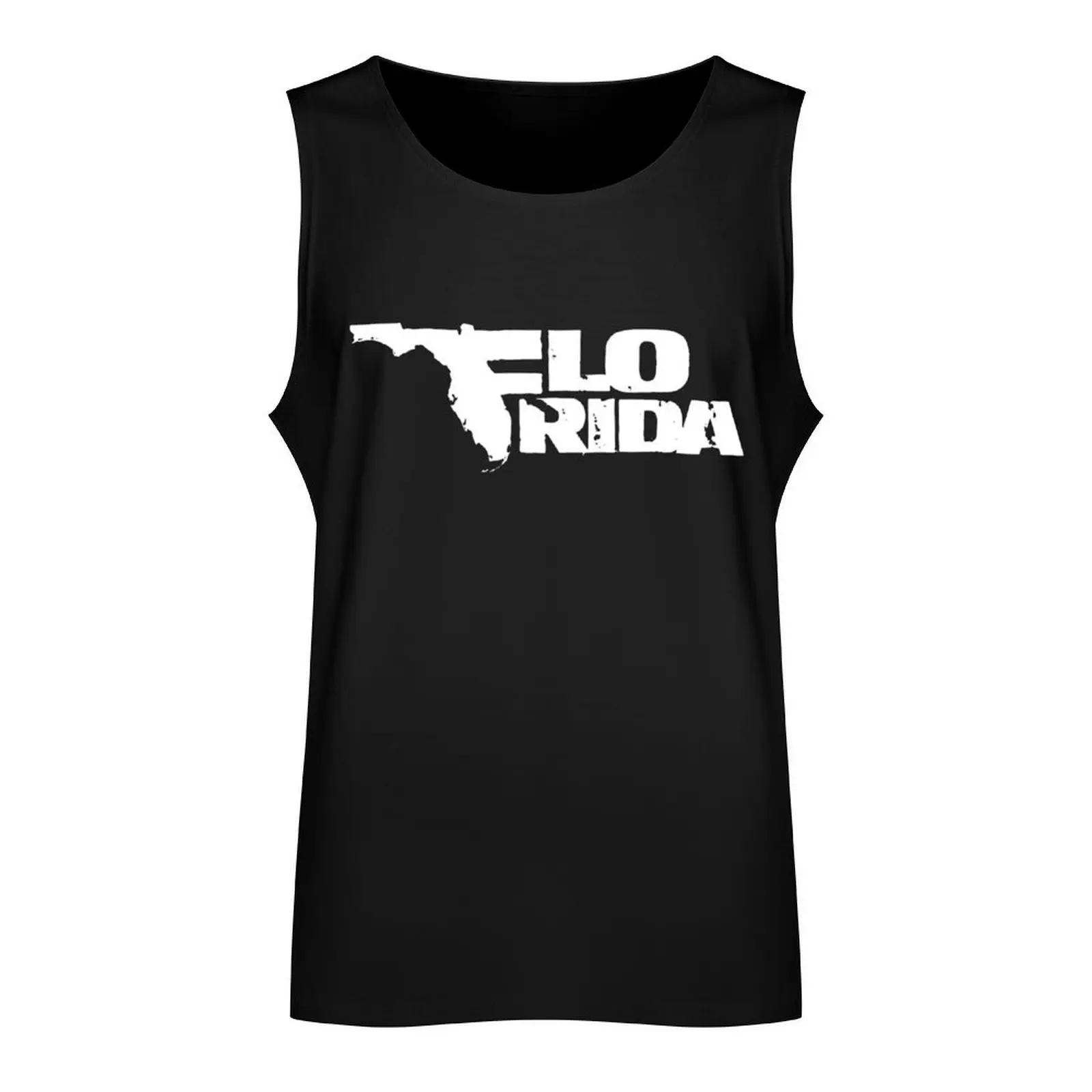 Flo. rida. logo cover Tank Top Man gym clothes t-shirts for Men's gym