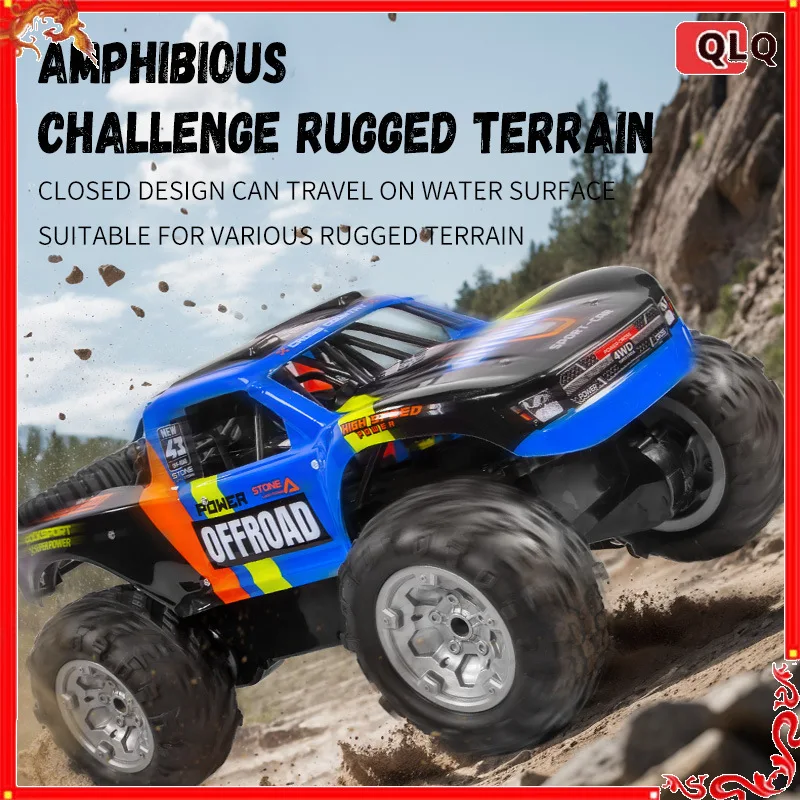 

JJRC 4WD Amphibious RC Short Course Truck 2.4G Wireless Remote Control Off Road Toy For Rugged Terrain Water Surface Boys Kids