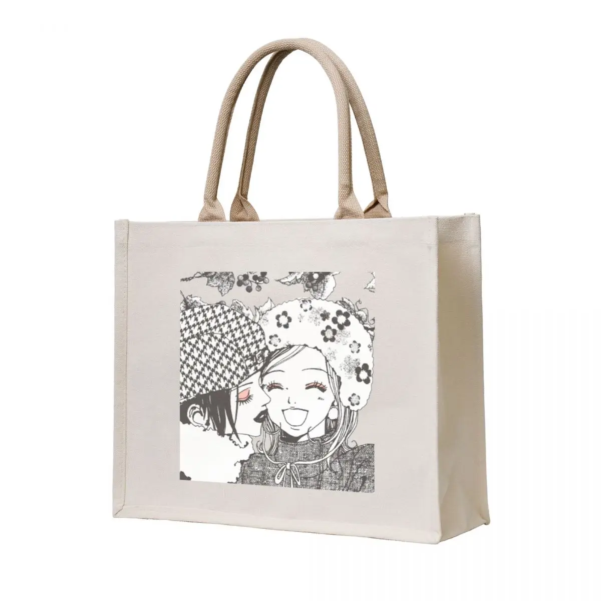 Nana Osaki And Nana Komatsu Anime Sticker Tote Bag Women's shopper bag shopping bag canvas bags