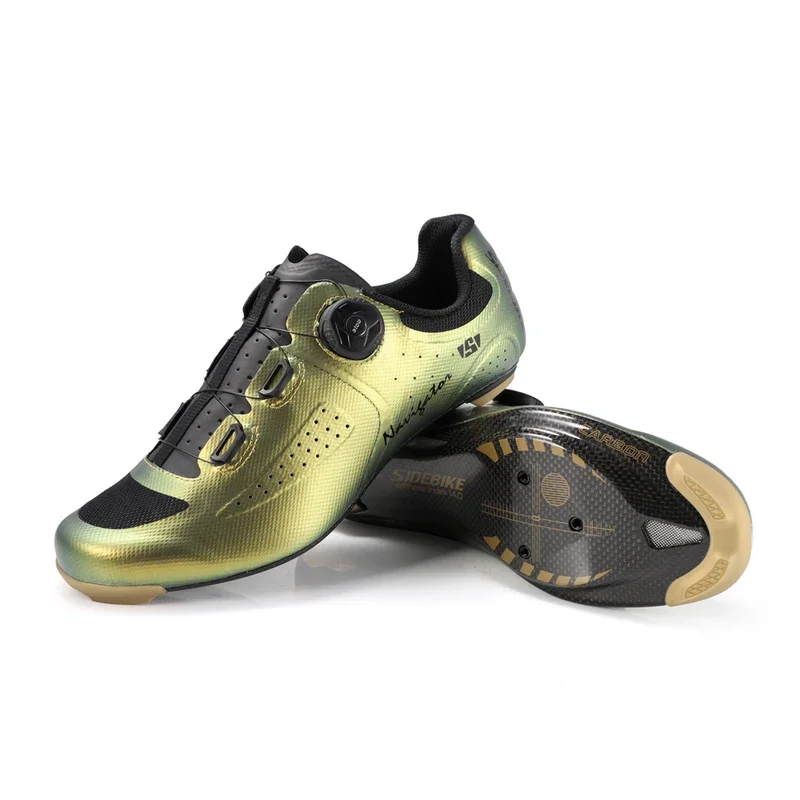 Sidebike Carbon Road Cycling Shoes Men Speed Compatible with SPD Self-locking Riding sneaker