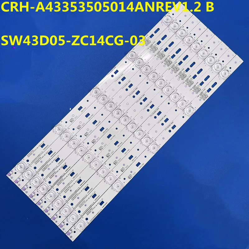 

12PCS LED Backlight Strip SW55D06-ZC14CG-05 5800-W55000-6P60 55N2 55G6 55V8E 55V9E 55F6 SK55L62A-V02