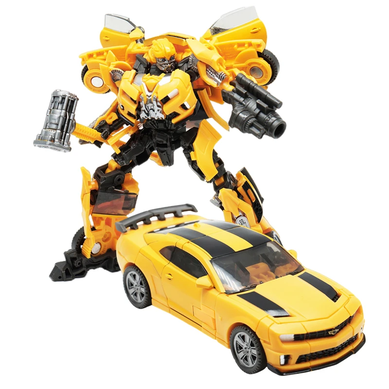 Transformation Bumble Toys Robot Camaro Car Alloy Plastic Bumble Action Figure Anime Figure Movie Series Children Birthday Gift