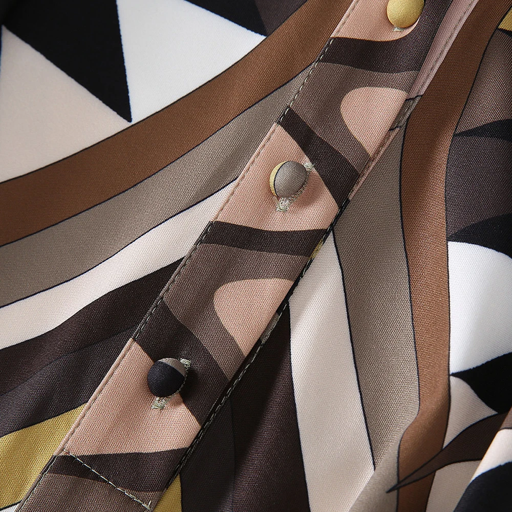 المرأة خمر فساتين أنيقة التلبيب كم طويل تنورة عالية الخصر 2025 ربيع الخريف فساتين راقية جديدة مزاجه الملابس