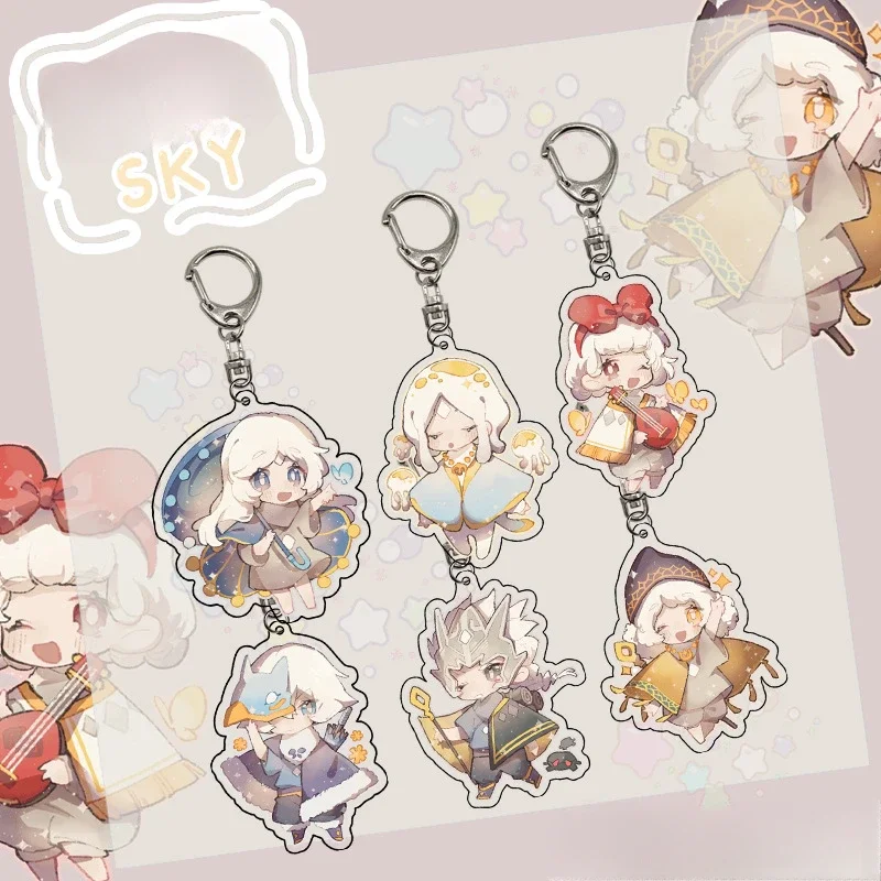 Exclusive Design Limited Edition Present Sky：Children of The Light Peripheral Products Lamel Daleth Kakashi Acrylic Key Chain