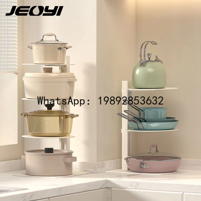 

Kitchen storage rack, pot storage rack, countertop sink, cabinet, multi-layer pot rack