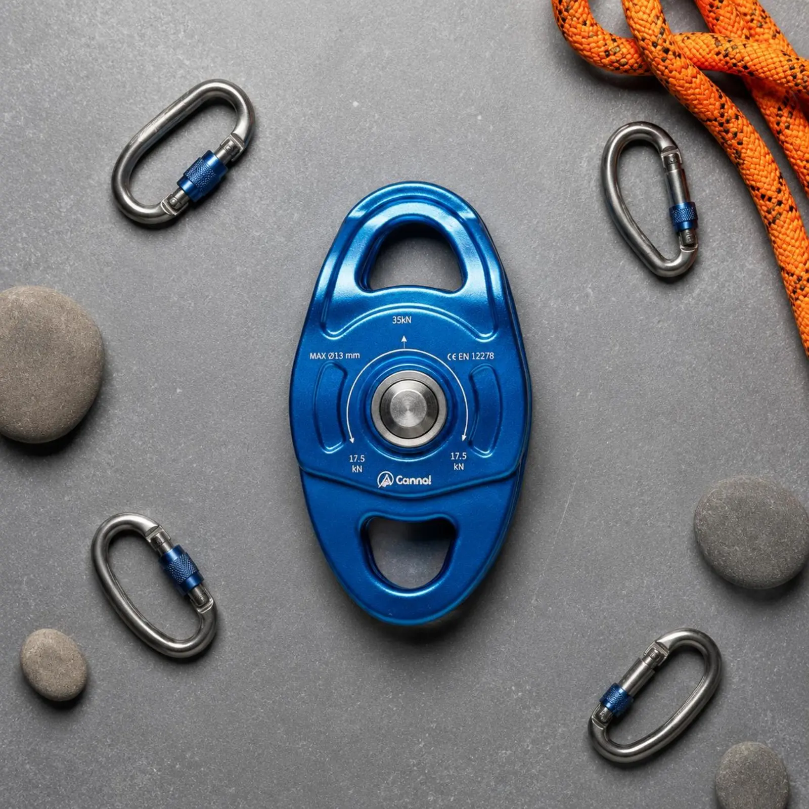 poulie-a-double-corde-a-faible-friction-avec-plaque-laterale-equipement-d'escalade-haute-resistance-a-rotation-fluide-pour-le-transport-de-charges-suspendues