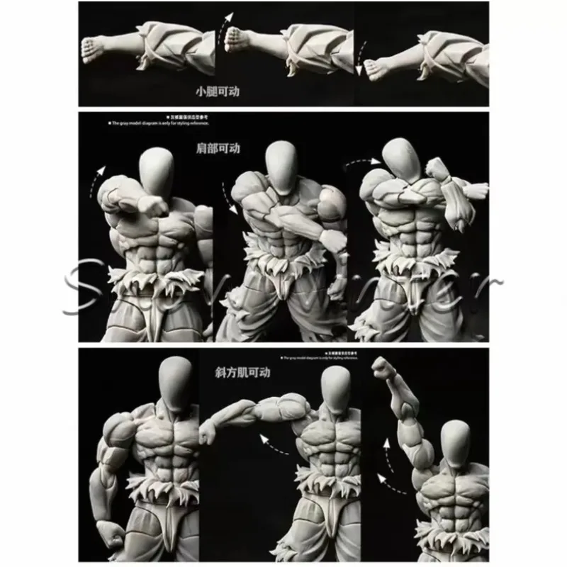 【Pre‑sale】RE&DKO Studio Custom Dragon Ball Z SHF Son Goku Ultra Instinct Action Figure, Anime Collectible Model Toy