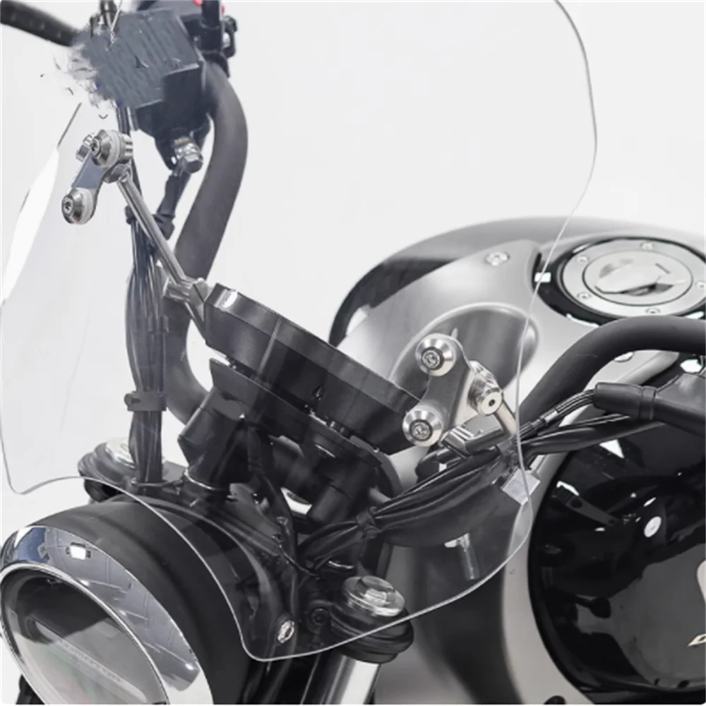 لملحقات تعديل الزجاج الأمامي للدراجات النارية QJMOTOR 500S مع ارتفاع قابل للتعديل QJ 500 S