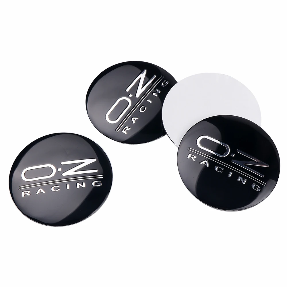 4pcs 56MM 3D Logo Emblem Metal Car Wheel Center Hub Cap Rim Refit Badge Cover Sticker per O.Z OZ RACING Auto Styling accessori