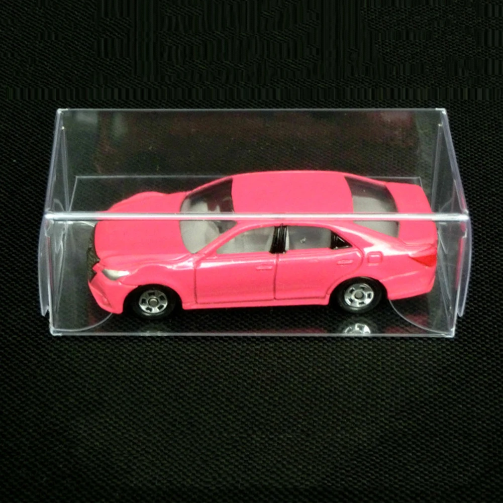 25PCS 1: 64 Car Model Protection Box Toy Car PVC Display Box Car Model Display Case Transparent Acrylic Dust Proof Cover PVC Box