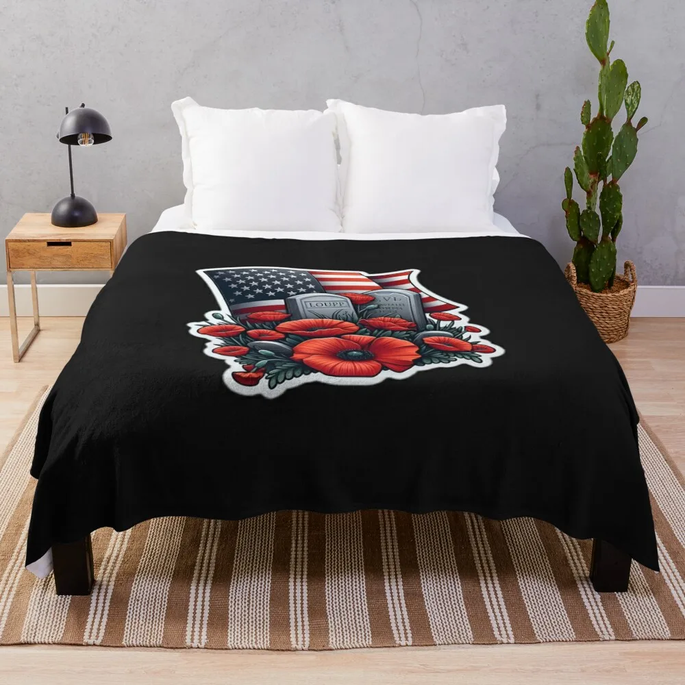 

Holiday #50 Flag and Pride of America Shirt Design Throw Blanket Quilt Kid'S Summer Beddings Blankets