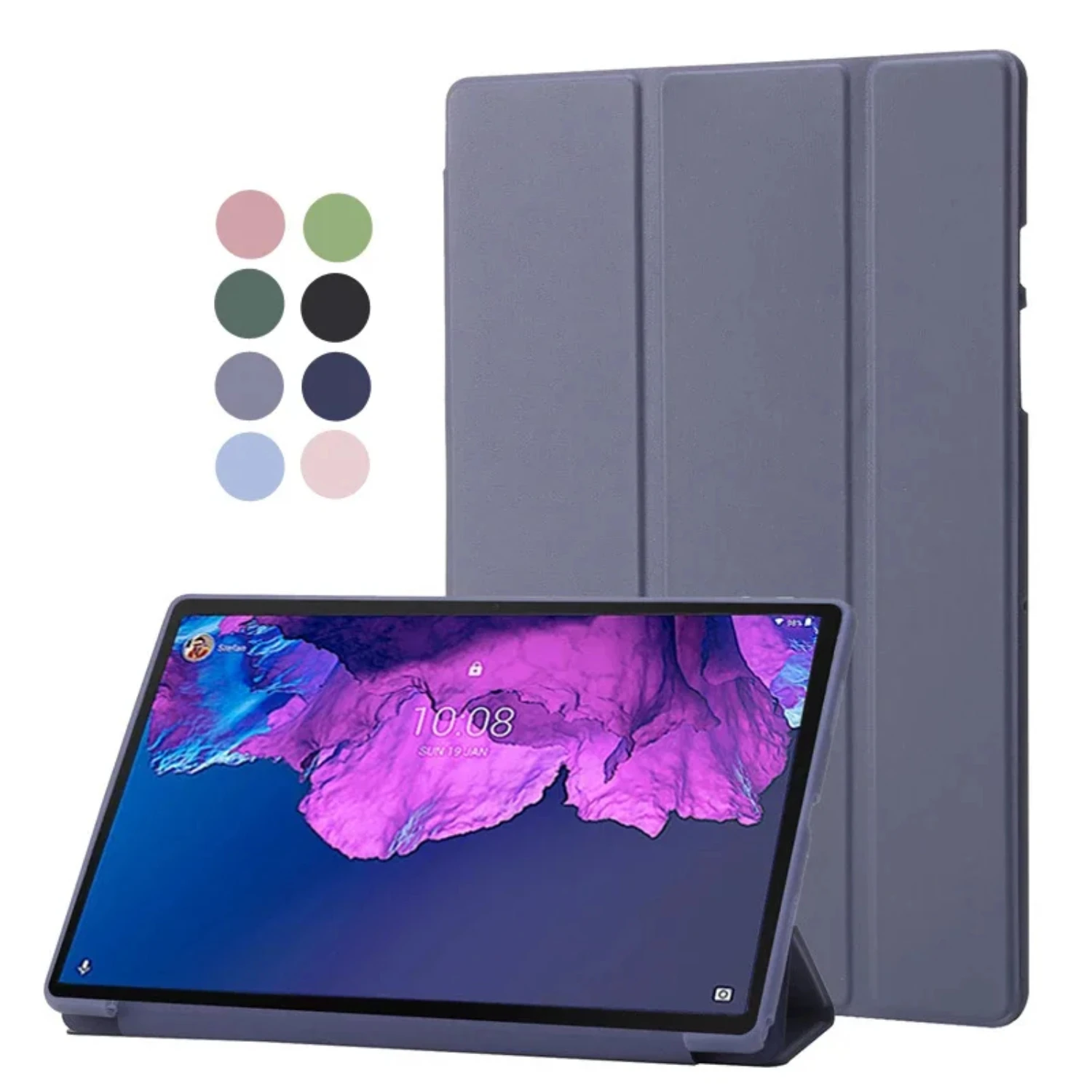 Tab P11 TB-J606F Case 11 inch Folding Stand Soft Silicone Back Cover   Tab P11 Plus 2021 J607F J616F Case