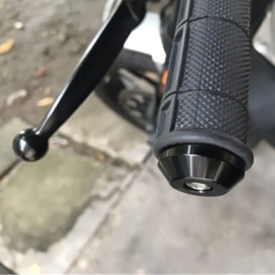 

2Pcs Aluminum Motorcycle Bike Handlebar Caps Hand Grips Bar End Cover