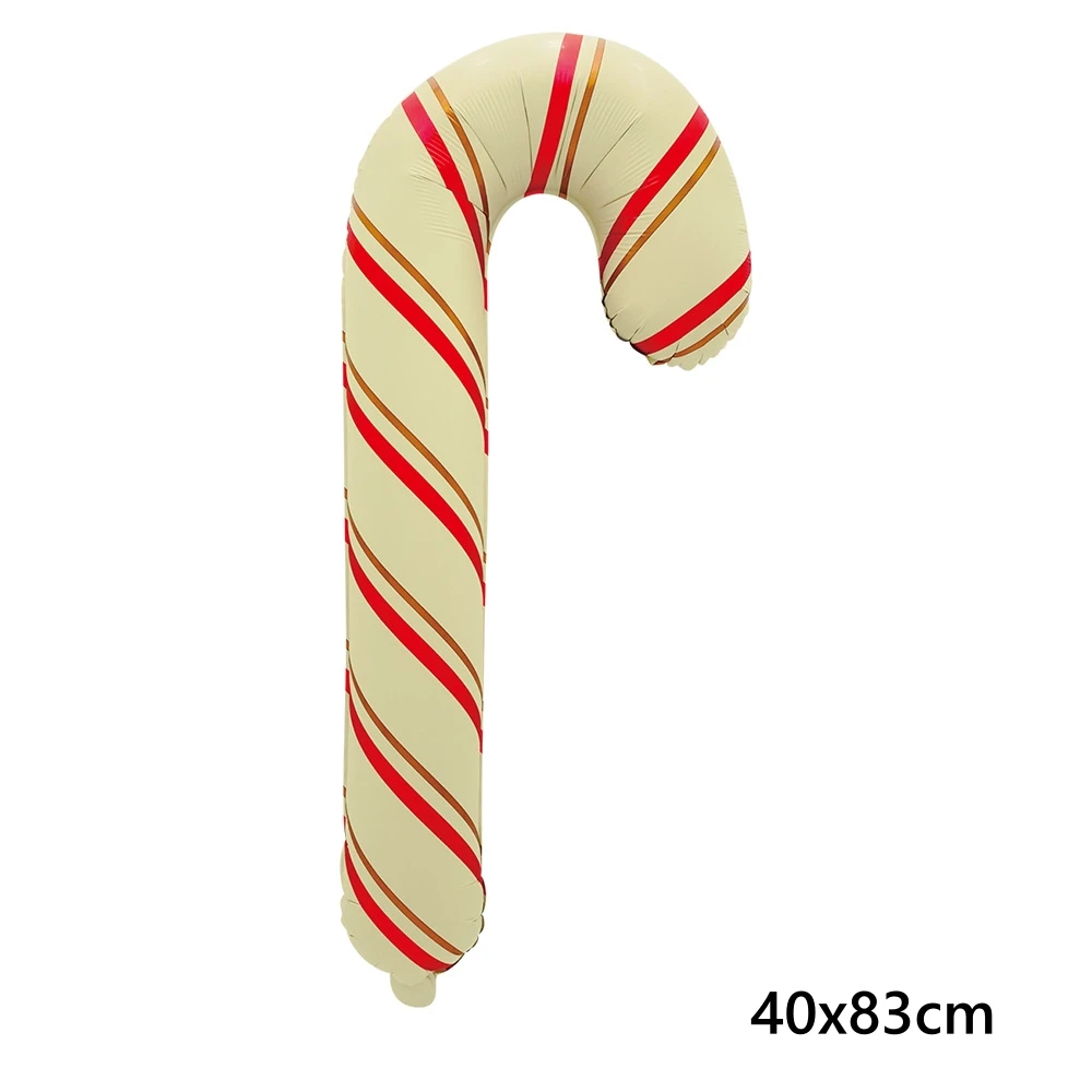New Matte Series Christmas Aluminum Film Ball Standing Santa Claus Cane Snowman Standing Elk Balloon