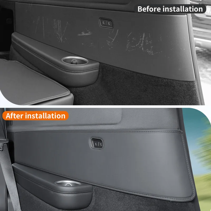 Suitable for Tesla Model YL Protective Pad C-Pillar Interior Three Row Seats with Protective Pads on Both Side Panels